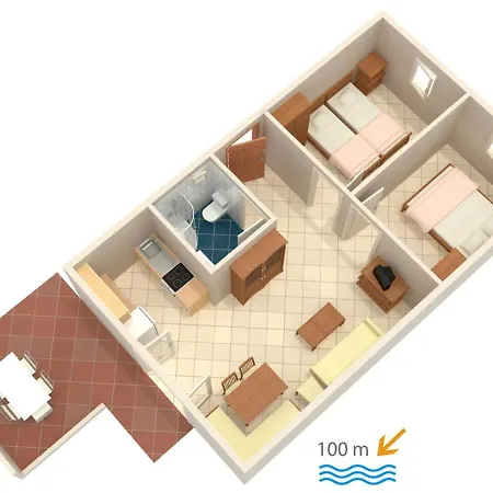 Apartman By The Sea Artatore, Losinj - 2509 Čunski